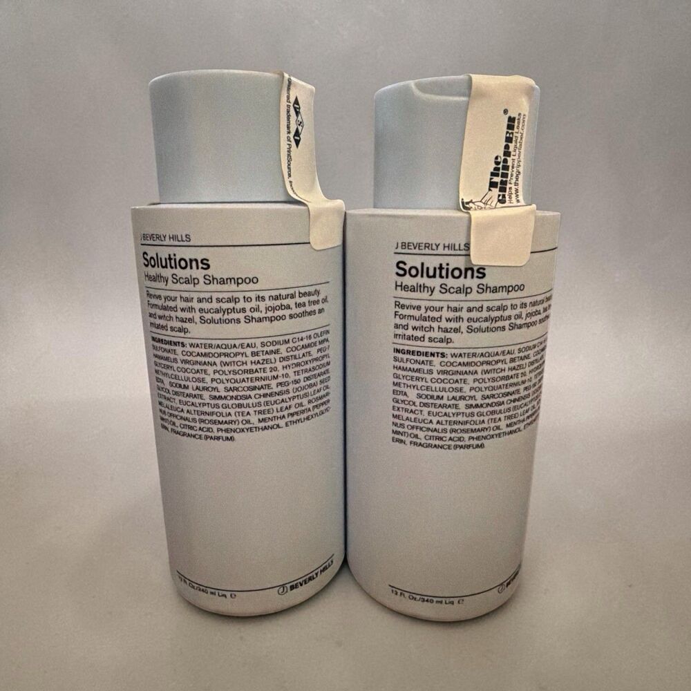 J Beverly Hills Solutions Healthy Scalp Shampoo 12oz Lot Of 2